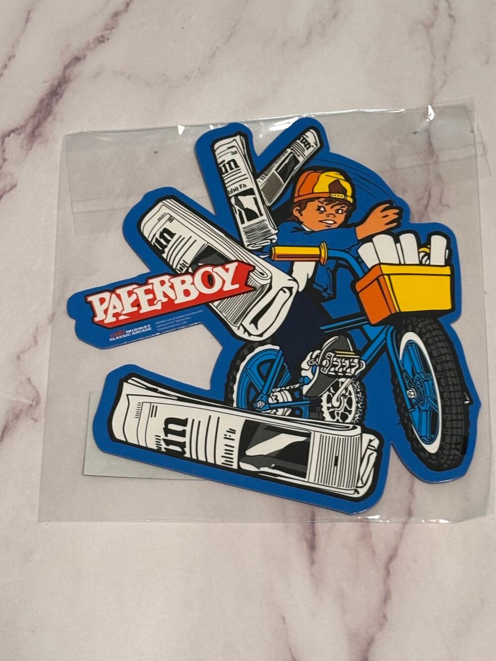 Midway Classic Retro Arcade Paperboy 4.5”x4.75” Refrigerator Toolbox Magnet New